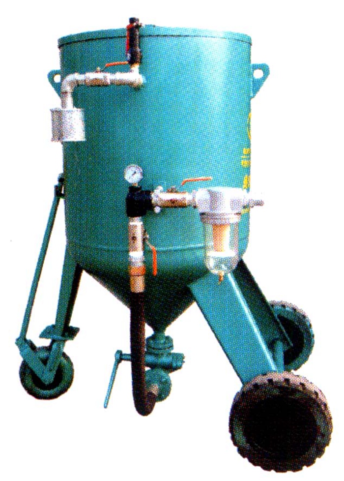 Pressure feed sand blasting machine (A)